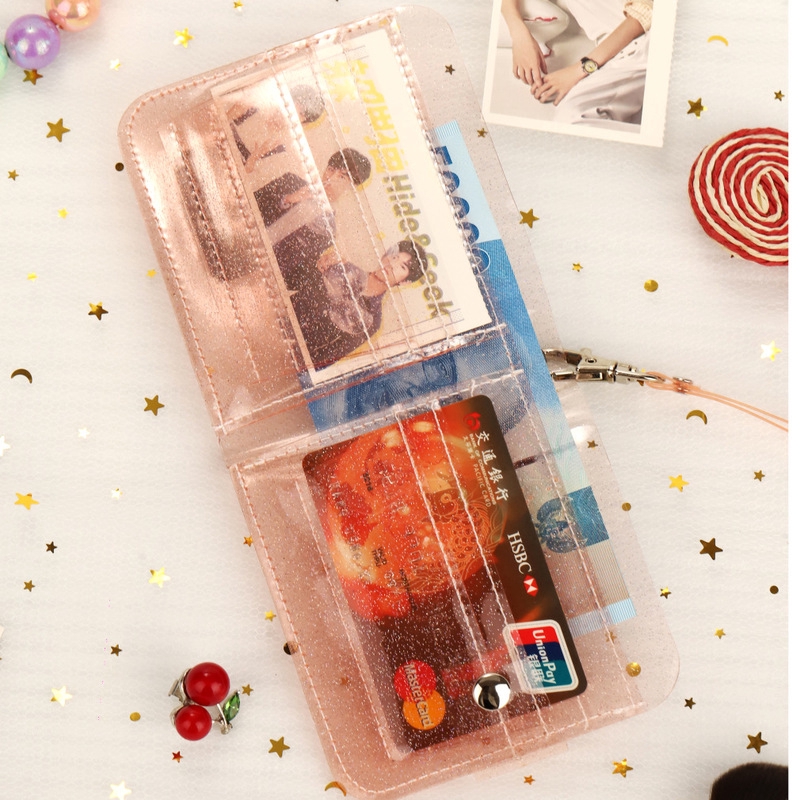 Ví nhựa PVC trong suốt dùng đựng hình nhóm nhạc Blackpink / Exo đa năng