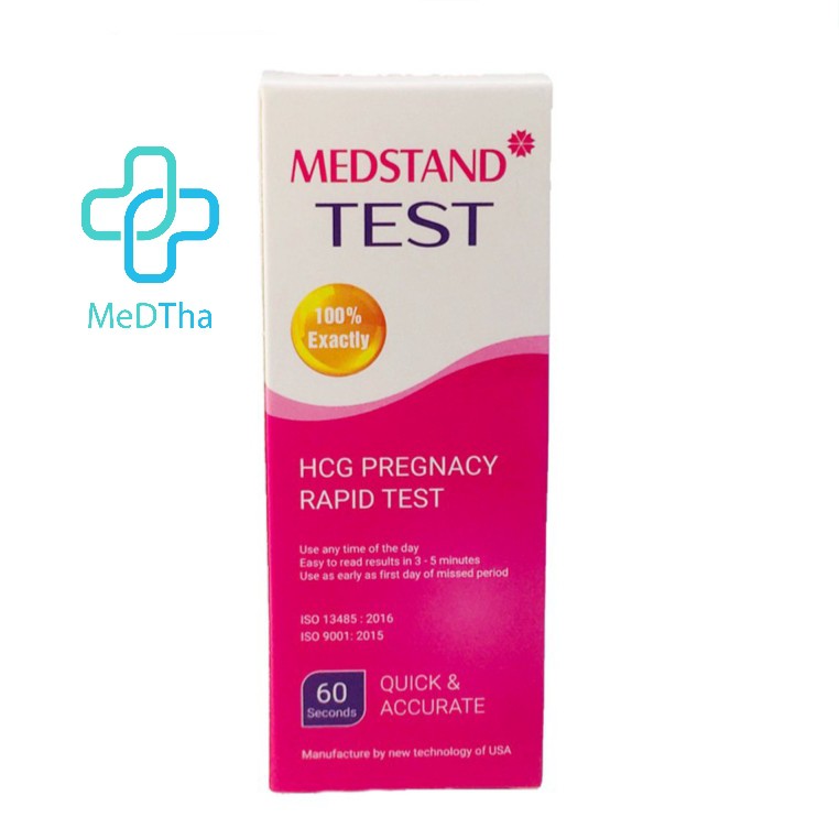 Que Thử Thai Medstand Test - Que thử thai giúp phát hiện có thai sớm, test nhanh, chính xác [Chính Hãng]