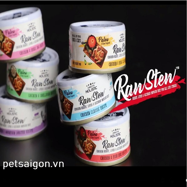 PATE ABSOLUTE HOLISTIC RAWSTEW CHO CHÓ MÈO - LON 80G