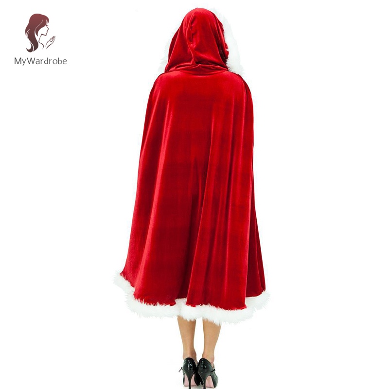 Áo choàng có nón hóa trang giáng sinh gợi cảm cho nữ
 | BigBuy360 - bigbuy360.vn