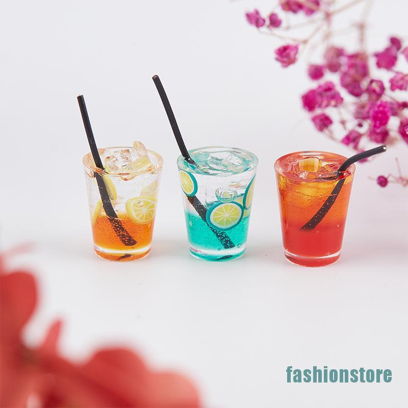 Bộ 3 Mô Hình Bình Nước Mini Tỉ Lệ 1 / 12 Trang Trí Nhà Búp Bê