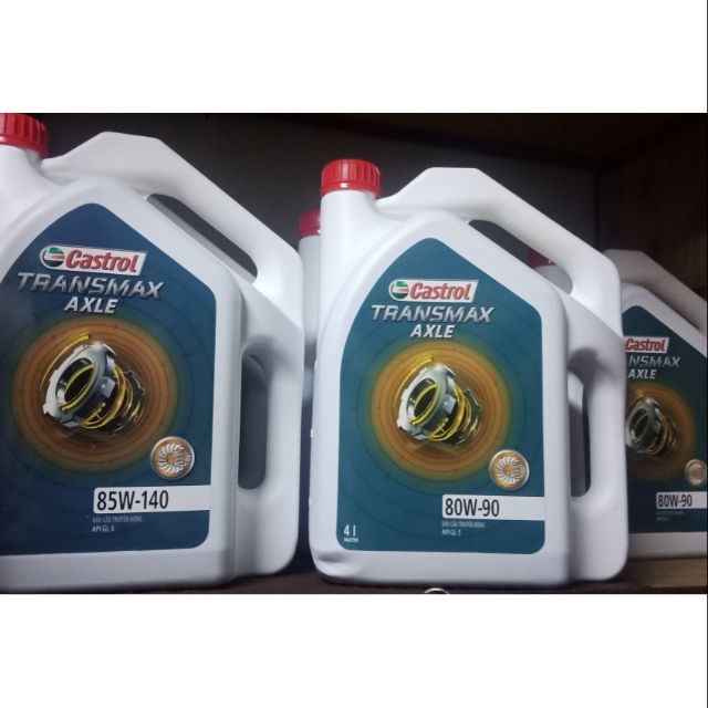 Dầu hộp số vi sai Castrol 4L 80w90 &amp; 85w140