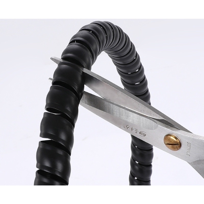 Dây bọc dây rửa xe dạng xoắn dùng bọc dây phi 8, phi 10 trong các gara, quán rửa xe