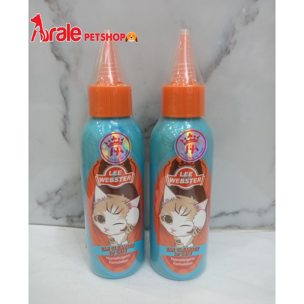 Dung dịch vệ sinh tai cho mèo Lee&amp;Webster Hàn Quốc 130ml