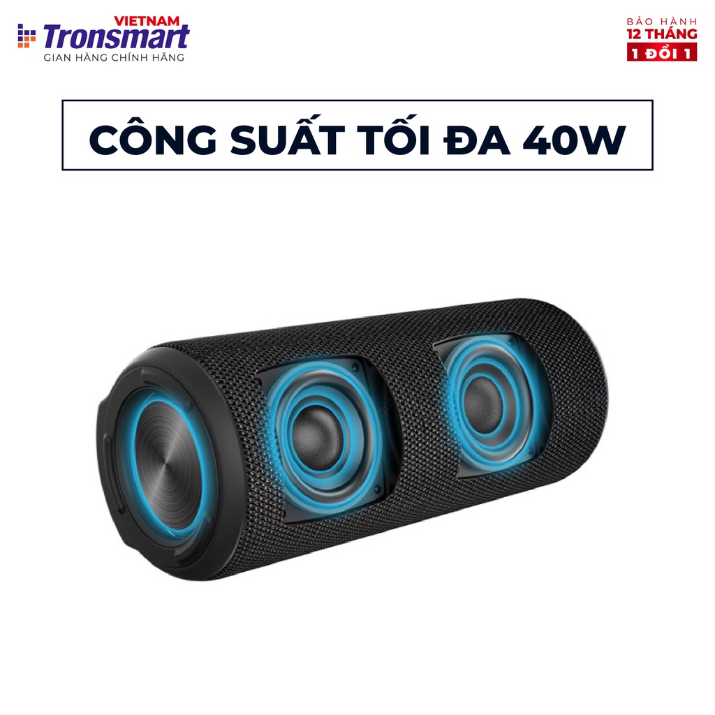 Loa Bluetooth 5.0 Tronsmart Element T6 Plus/ T6 Plus Upgraded - 360 độ - Hàng chính hãng - Bảo hành 12 tháng 1 đổi 1