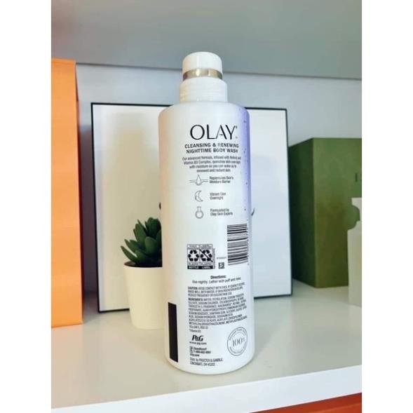 [Bill Mỹ] Sữa tắm OLAY B3 + Retinol - Nighttime Body Wash 530ml