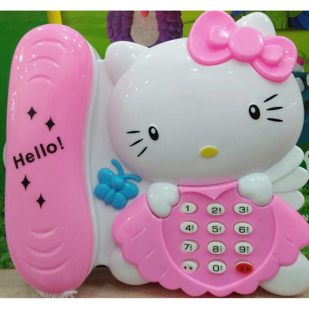 Đồ chơi điện thoại Hello Kitty Pin Nhạc