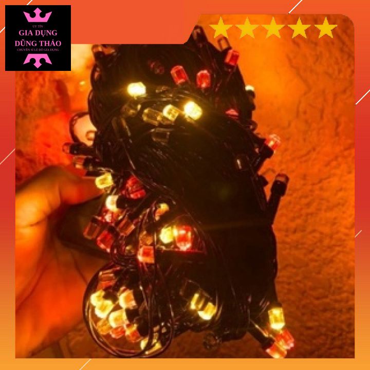 Đèn nháy 50m trang trí lễ tết noel