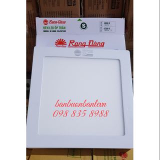 Đèn led ốp trần vuông 18w cảm biến rada