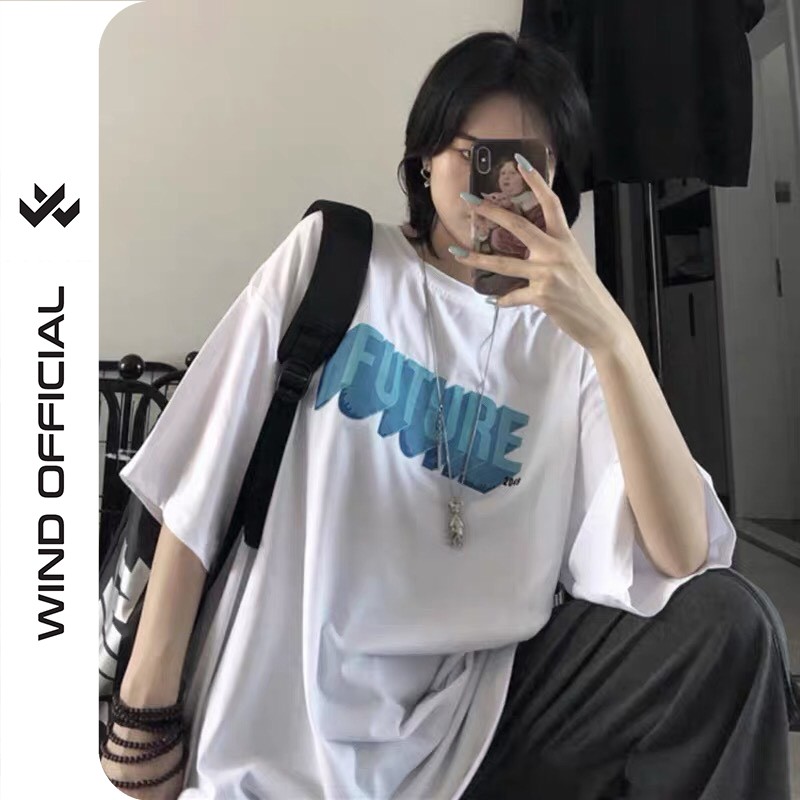 [Mã SKAMA06 giảm 8% tối đa 50K đơn 250K] Áo thun tay lỡ unisex phông form rộng Tương Lai nam nữ ulzzang Wind | BigBuy360 - bigbuy360.vn