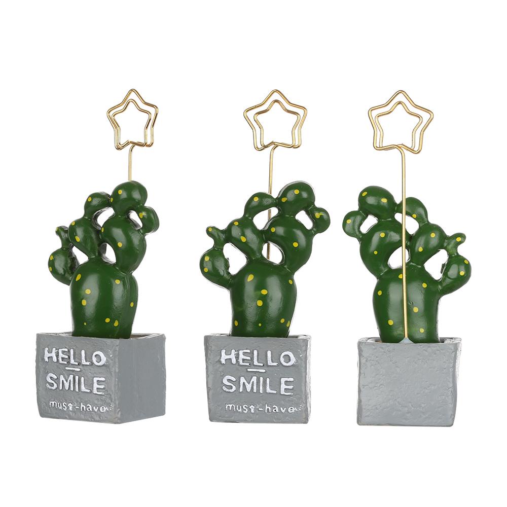 1 Giá Đỡ Kẹp Ảnh / Thẻ / Chậu Cây Giả Mini