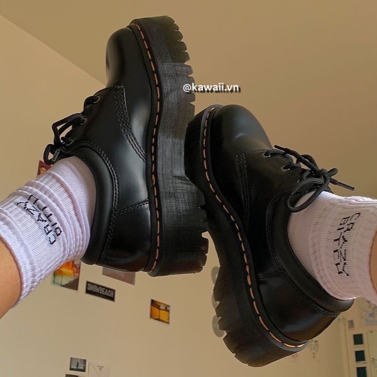ulzzang [Có sẵn] BOBBY OXFORD - GIÀY OXFORD ĐẾ DÀY 5CM CAO CẤP MỚI 2021 (Ảnh thật shop tự thực hiện)