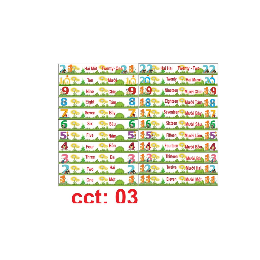 COMBO 10 TRANH DÁN BẬC THANG 3D MẦM NON MINH ĐỨC