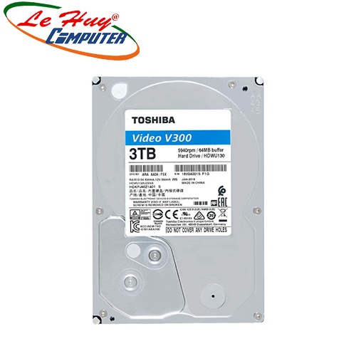 Ổ cứng HDD Toshiba V300 VideoStream 3TB HDWU130UZSVA