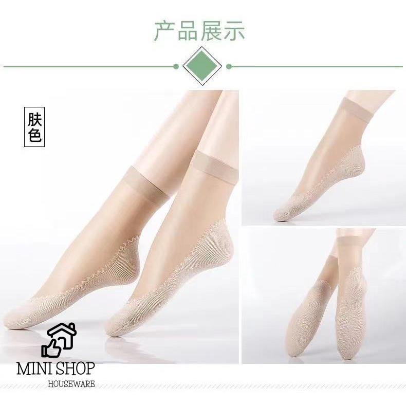 Tất Nữ Mỏng Xuân Hè Chống Hôi Chân Phong Cách Xexy