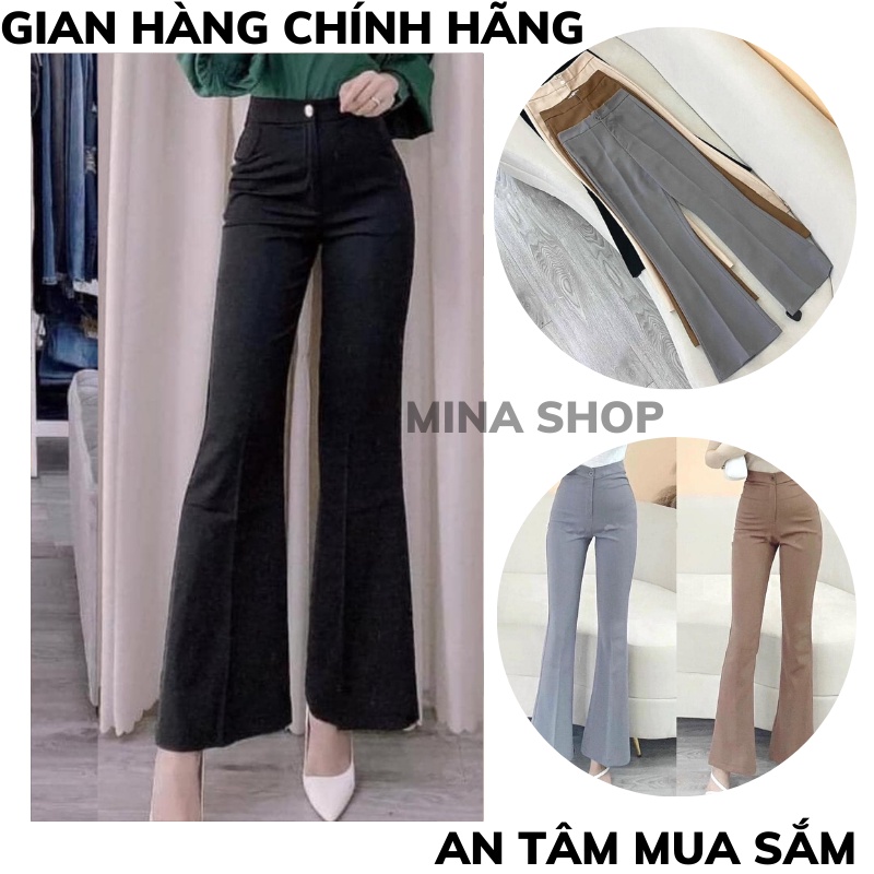 Quần Tây Ống Loe [FREE SHIP] Quần Tây Công Sở ống Vẩy_ Lưng Cao Hàng loại 1 bền đẹp THỜI TRANG 1989