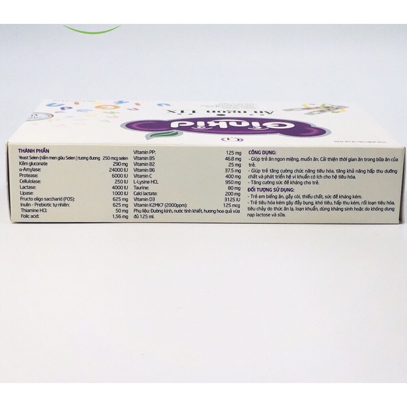 Ginkid Ăn ngon 11X cải thiện chức năng tiêu hóa cho trẻ hết biếng ăn hộp 20 ống | BigBuy360 - bigbuy360.vn