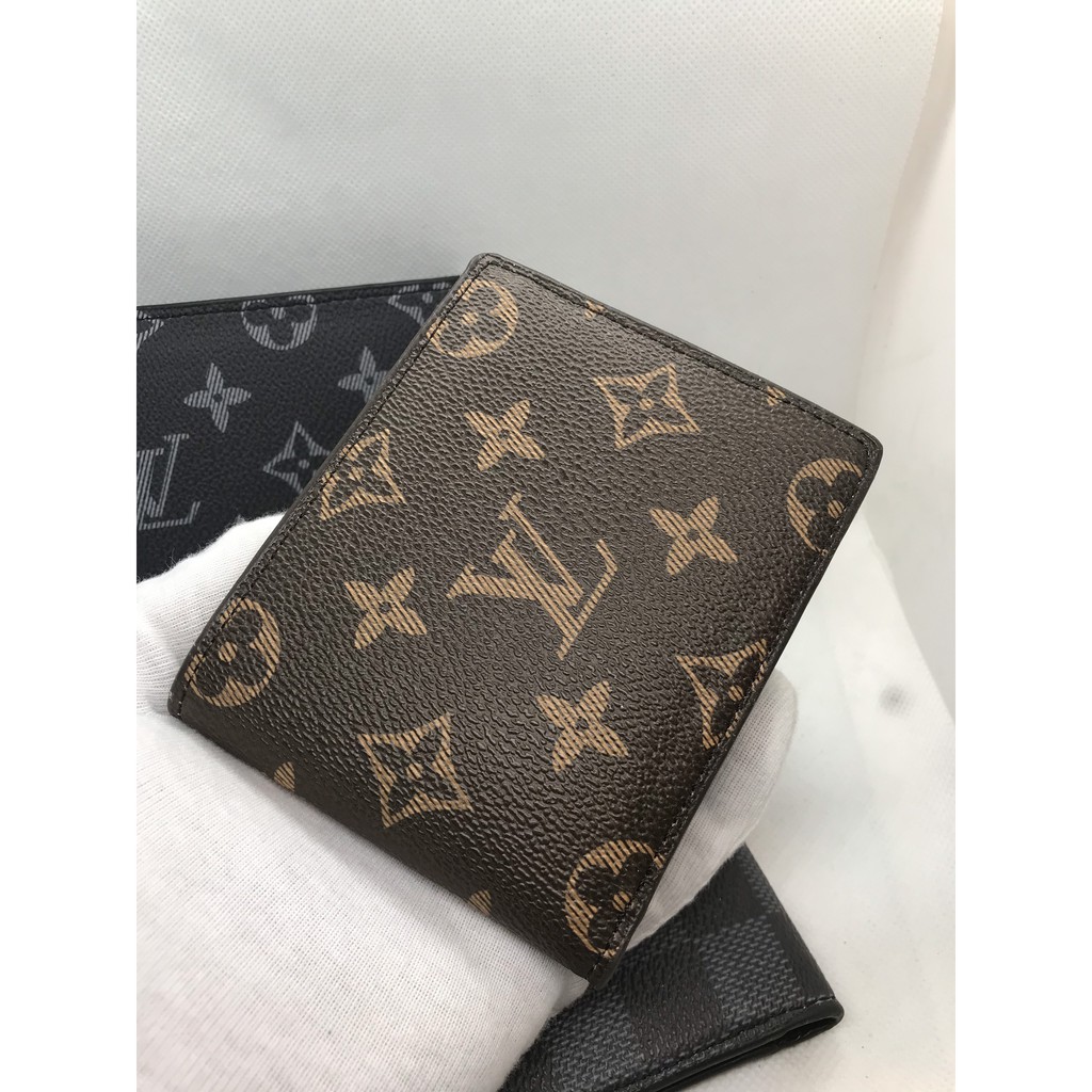 ( Full box ) Ví Da LV Caro,Bóp Da Nam Kẻ caro,hoa văn,2 mầu sang trọng,bền đẹp