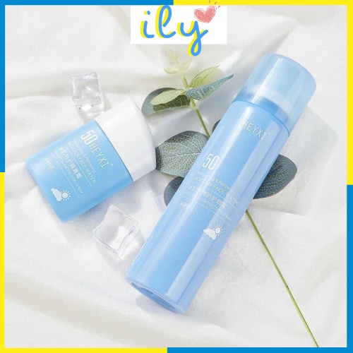 Xịt Chống Nắng Chai  Xịt Chống Nắng nâng tông Trắng Da Tiện Lợi ILY