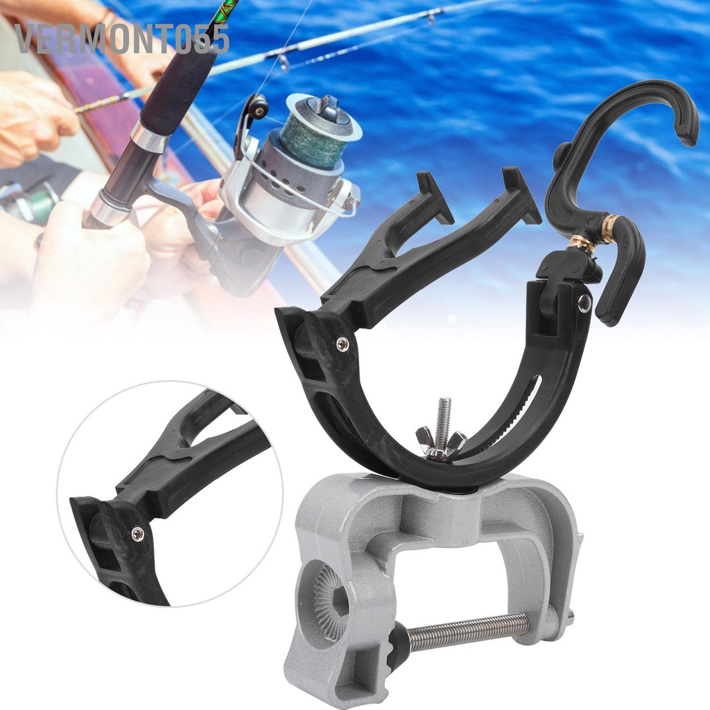 Có thể bán buôn Giá đỡ cần câu cá Có thể gập lại được cực trên biển bằng kim loại chống trượt 24x20cm Vermont055 Hàng giao ngay