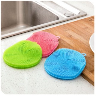 Combo 5 Miếng Rửa Bát, Rửa Chén, Rửa Xoong Đa Năng Silicon