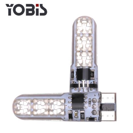 Bóng Đèn Led T10 5050 Ex5 6 Smd Rgb 501 Gắn Biển Số Xe Hơi Chuyên Dụng