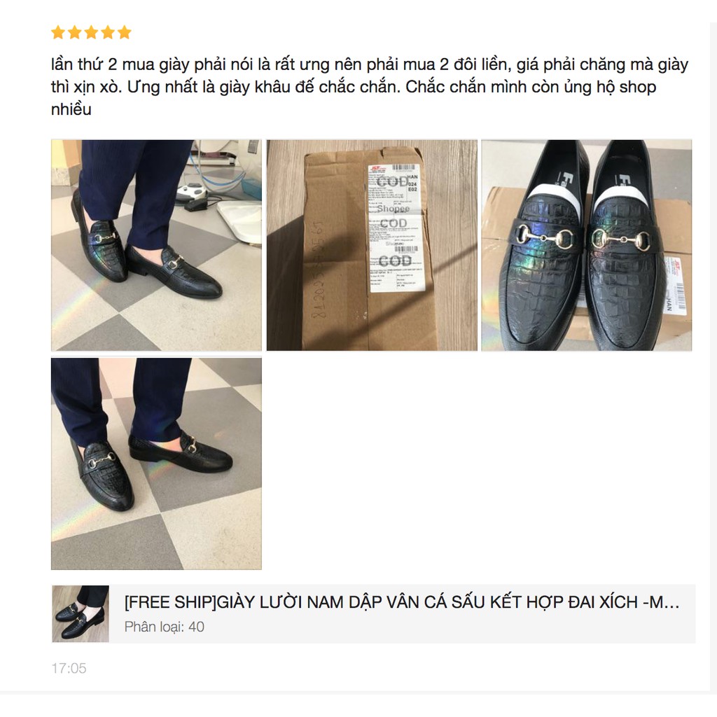 [FREE SHIP]GIÀY LƯỜI NAM DẬP VÂN CÁ SẤU KẾT HỢP ĐAI XÍCH -MÀU ĐEN -ĐẾ CAO 3CM-MÃ L180 | BigBuy360 - bigbuy360.vn