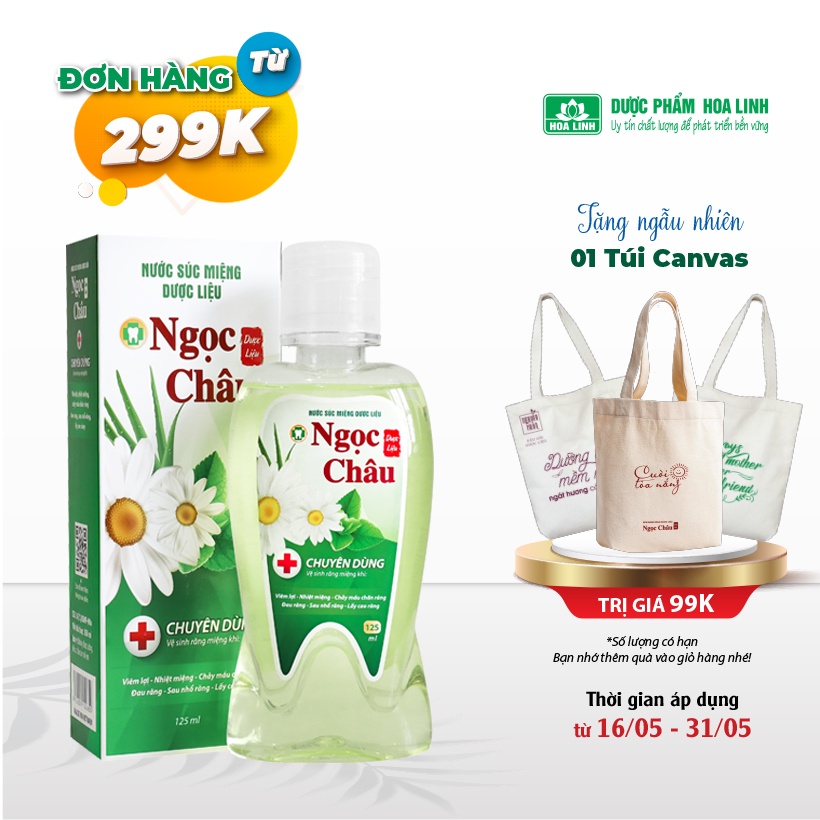 Nước Súc Miệng Dược Liệu Ngọc Châu 125ml