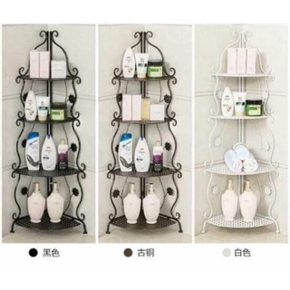 Kệ góc sắt hoa leo tam giác 4 tầng