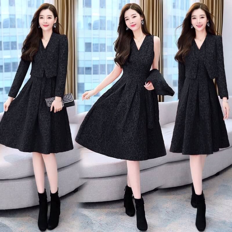 Set váy nữ cao cấp kiểu dáng sang trọng QCNP3638