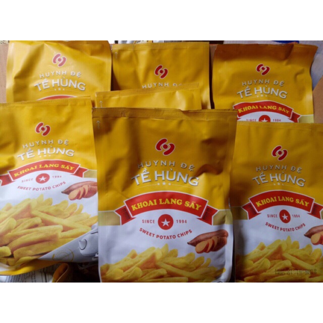 Gói 250G Khoai Vàng Huynh Đệ Tề Hùng date 2022