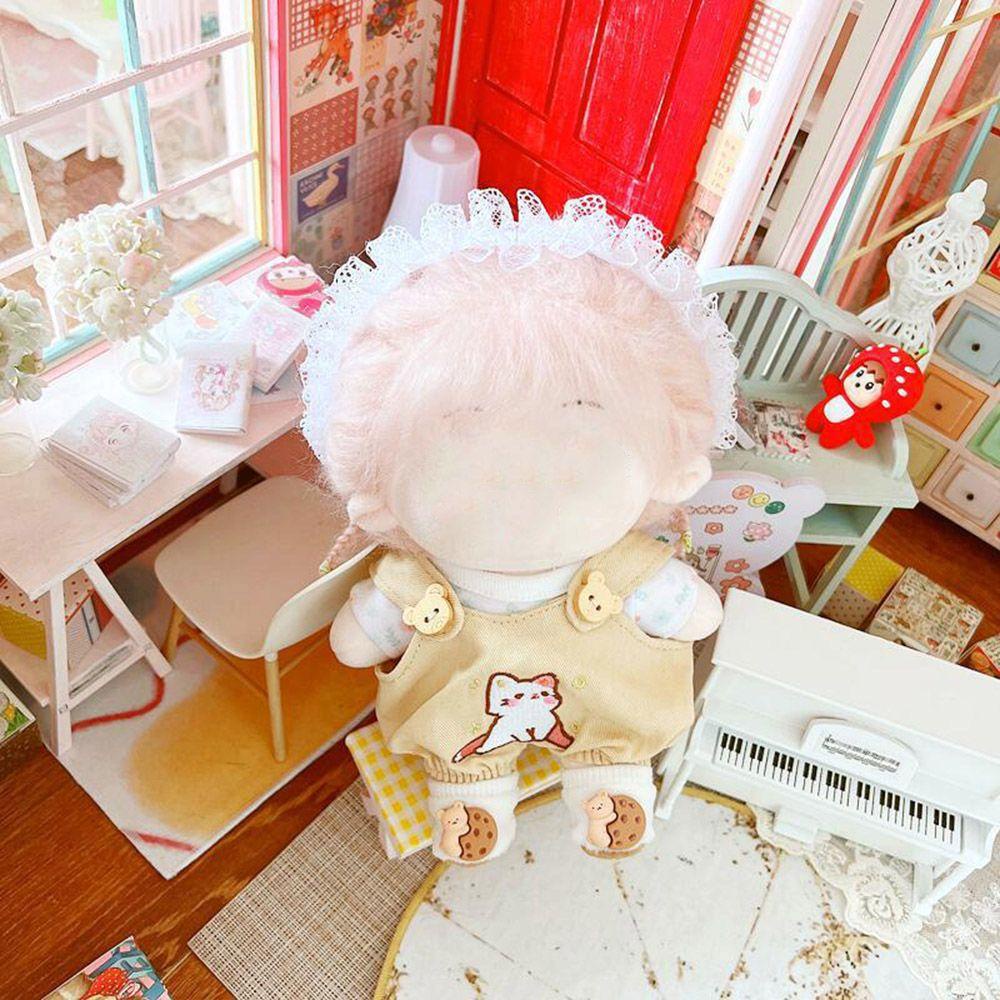 Quần Yếm Hoạ Tiết Hoạt Hình Dễ Thương Xinh Xắn Dành Cho Búp Bê DIY