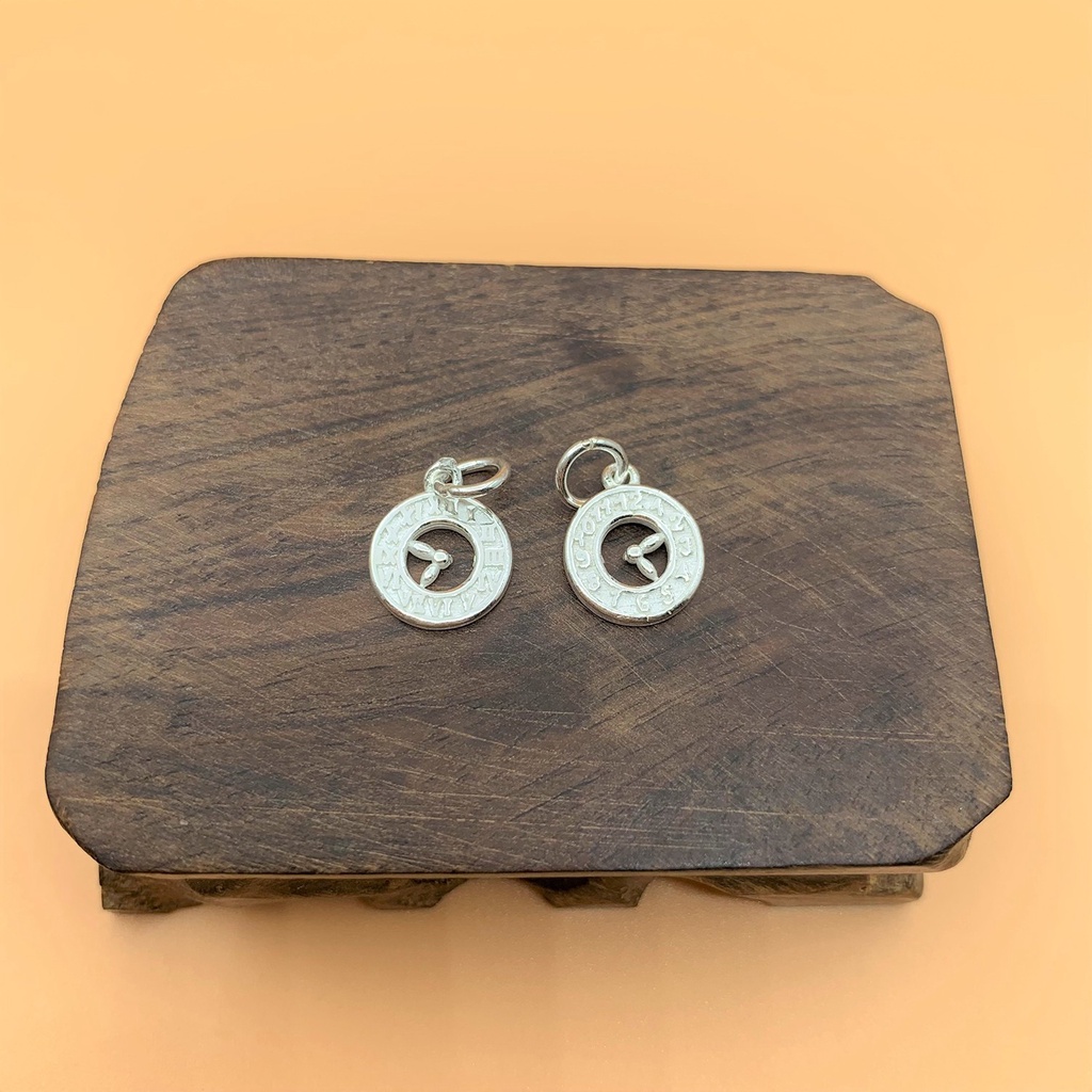 Charm treo đồng hồ ý nghĩa tôi yêu bạn - Charm Bạc 925 - Mã CB645