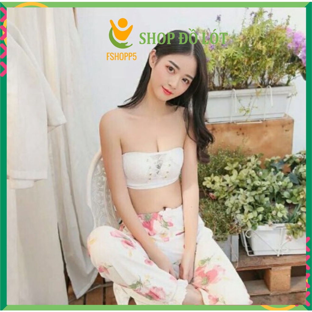 Áo ngực cúp ngang ÁO LÓT KHÔNG DÂY NÂNG NGỰC CHỐNG TỤT DÂY RÚT - CÚP REN RÚT AOLOT15