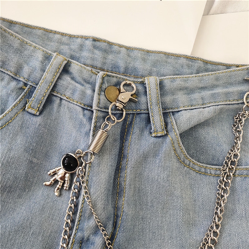 Dây xích đeo trang trí quần phong cách vintage sành điệu