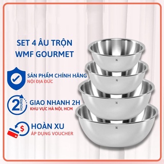 Set 4 âu inox WMF GOURMET Âu trộn bột WMF Gourmet chất liệu INOX không gỉ.