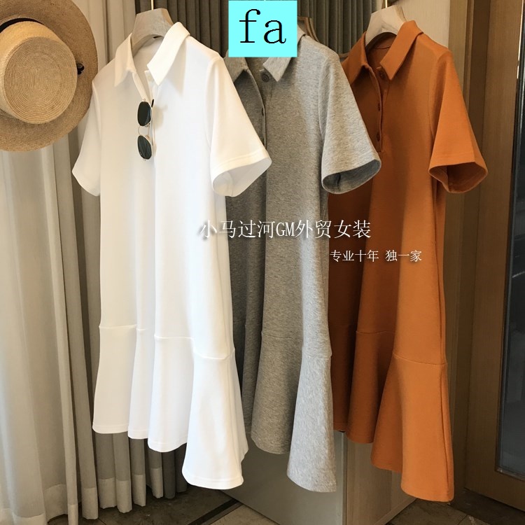 Đầm thun polo đuôi cá thời trang cho nữ