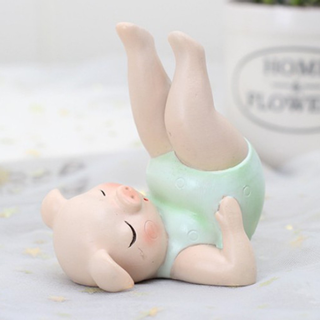 Mô hình heo tập yoga hoạt hình dễ thương