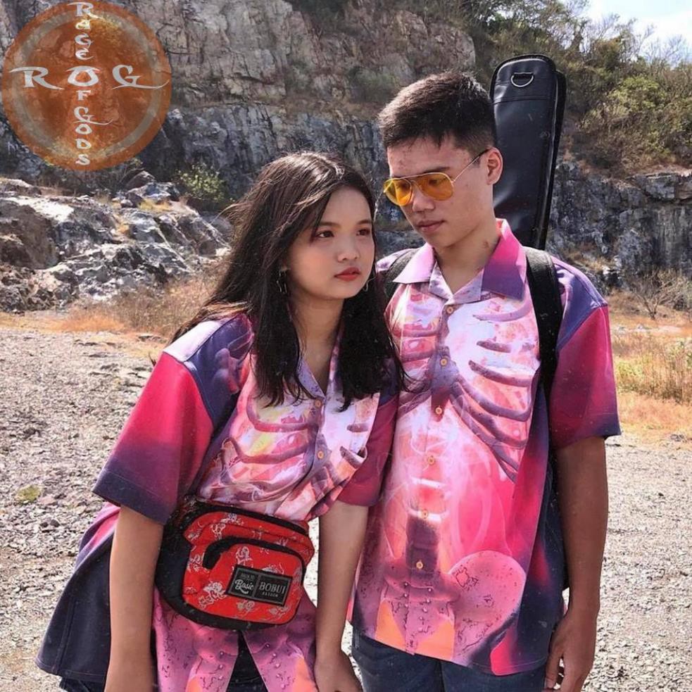 Áo Bobui sơ mi xương đỏ chính hãng