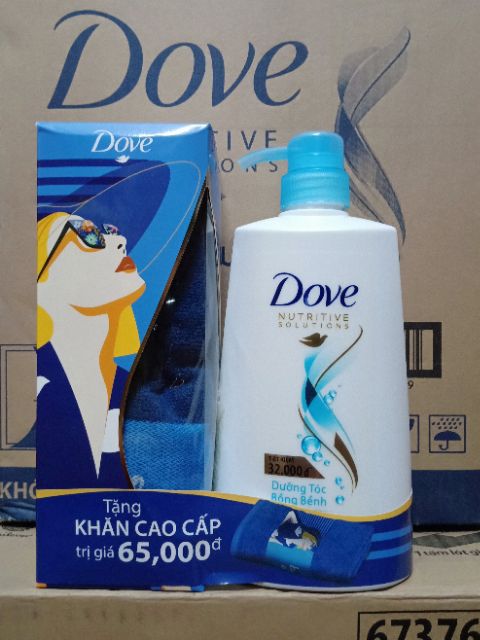 Dầu gội DOVE PHỤC HỒI HƯ TỔN 650G TẶNG KHĂN.