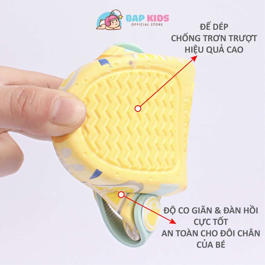 Dép cho bé BOBDOG Dép sục cho bé trai bé gái siêu nhẹ chống trơn trượt chính hãng BD6