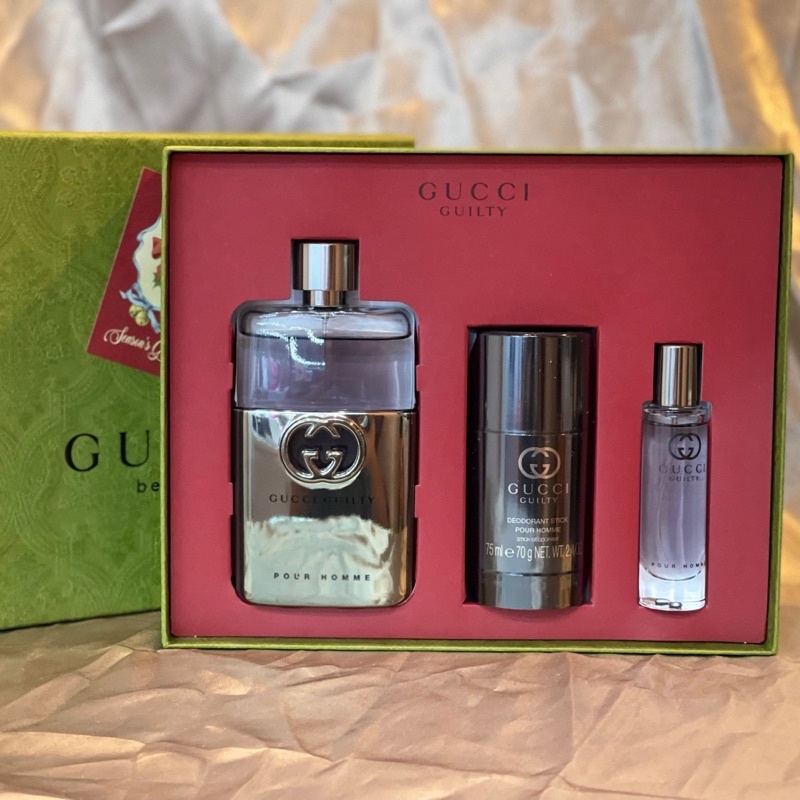 110ml] Set Nước Hoa Nam Gucci Guilty Pour Homme EDT | Shopee Việt Nam