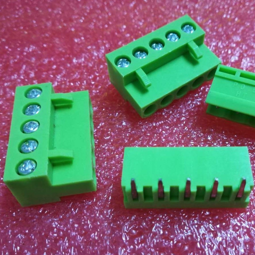 Bộ 5 khối thiết bị cuối dạng góc phải HT5.08-5PL 5.08mm PCB