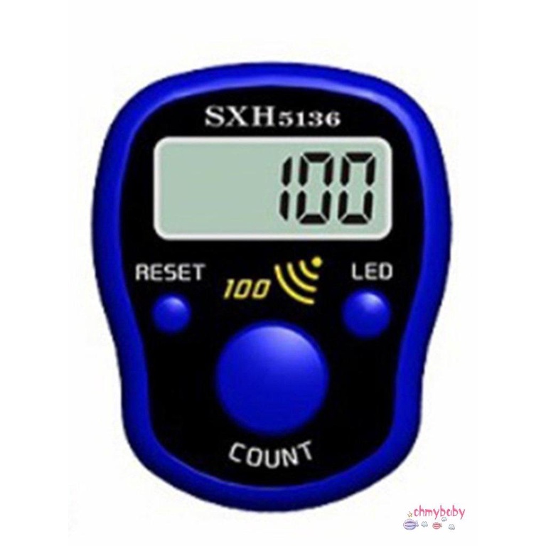 Magic Stitch Marker Row Ngón tay Máy đếm ngón tay LCD Màn hình kỹ thuật số điện Đèn LED [8/18]