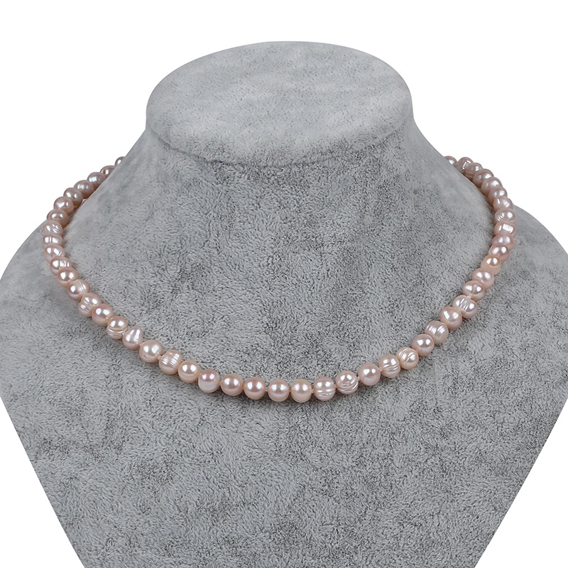 Vòng cổ Ngọc Trai Nước Ngọc Trai Chính Hãng Bán Chạy (6-7mm)