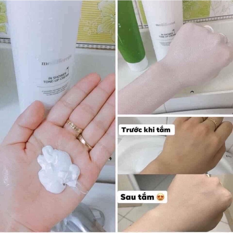 Sữa tắm truyền trắng + lotion + dưỡng da ủ trắng ( 3 trong 1 ) Medifferent chuẩn Hàn Quốc