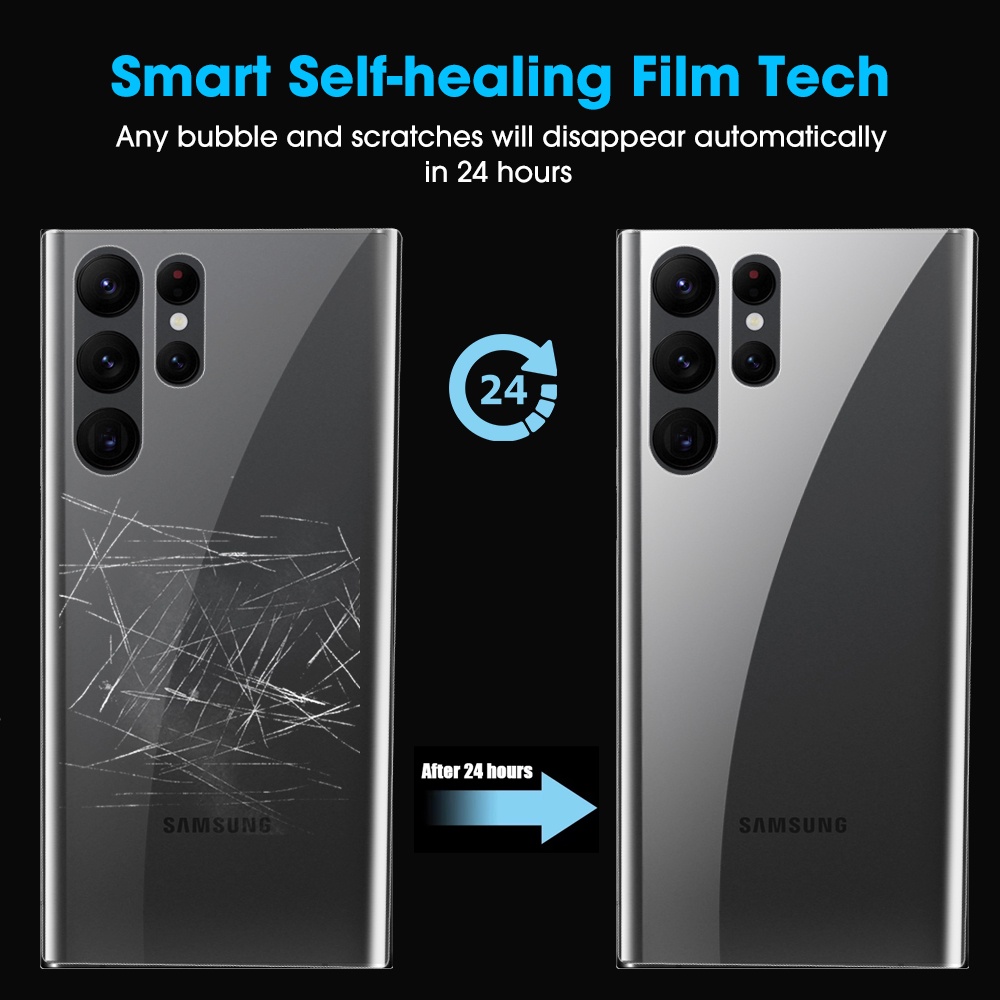 Miếng Dán Màn Hình HD Hydrogel Bằng TPU Chống Trầy Xước Chống Rơi Chống Thấm Nước Bảo Vệ Toàn Diện Cho Samsung S22 / Plus / Ultra