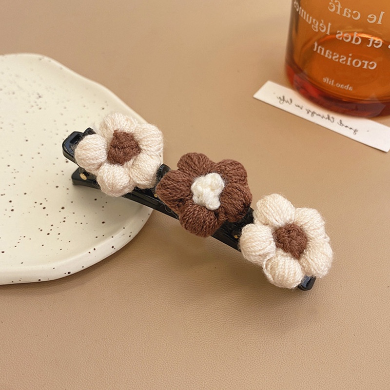 Kẹp Tóc Bằng Len Thiết Kế Mới Thời Trang Theo Phong Cách Retro 2022