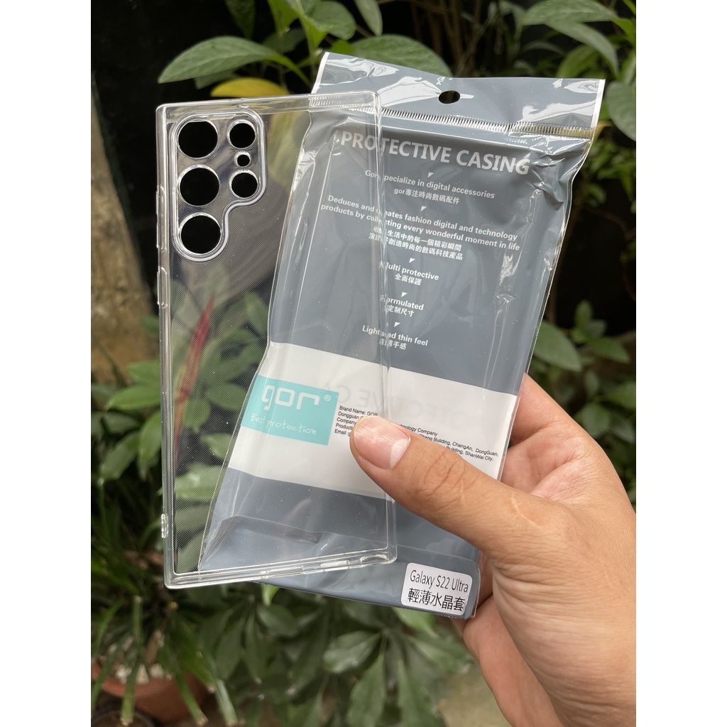 Ốp lưng Gor Samsung S22 , S22 plus , S22 Ultra dẻo trong suốt