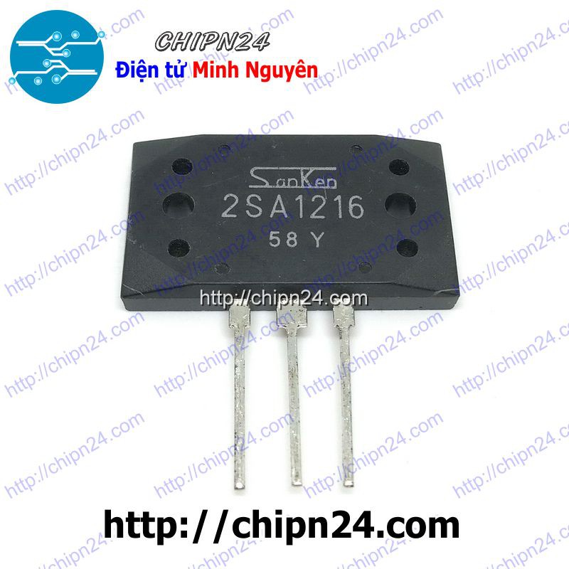 [1 CON] (KT1) Transistor A1216 PNP 17A 180V (Sò Sanken) (2SA1216 1216)